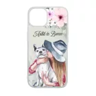 Kérd a neveddel Én és a fehér kutyásm iPhone tok