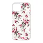 Csodaszép piros virágzás szilikon iPhone tok tok