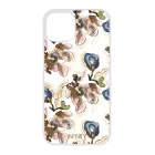 Különleges absztrakt kék virágzás szilikon iPhone tok tok