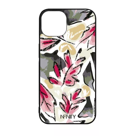 Művészi virágos tavasz szilikon iPhone tok tok