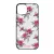 Szépséges pink virágok szilikon iPhone tok tok
