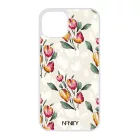 Gyönyörű tulipános Art szilikon iPhone tok tok