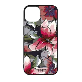 Csodaszép hatalmas virág Art szilikon iPhone tok tok