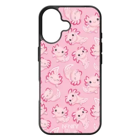 Tündéri rózsaszín Axolotl iPhone szilikon tok