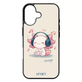 Névvel kérhető - Music Axolotl iPhone szilikon tok