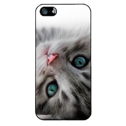 cica cicás macskás iPhone 5/5s/SE fehér tok