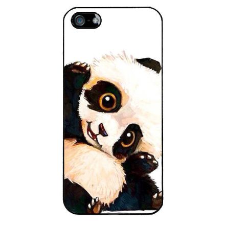 panda pandás iPhone 5/5s/SE fehér tok