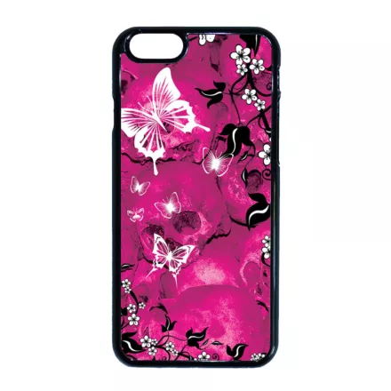 pillangó pillangós lepke lepkés iPhone 6 fekete tok