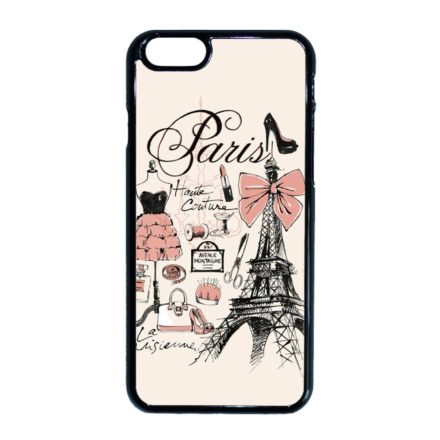 paris párizs eiffel torony tornyos iPhone 6 fekete tok