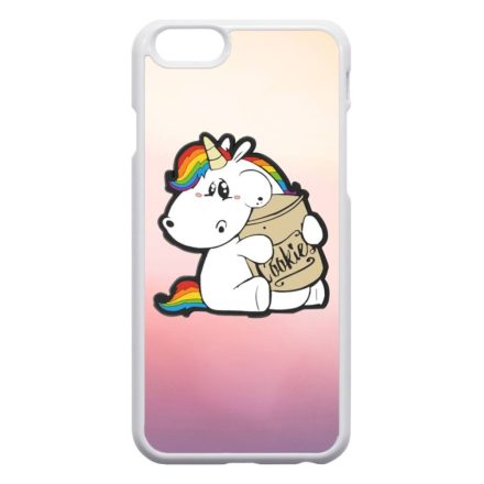 unicorn unikornis fantasy csajos iPhone 6 fehér tok