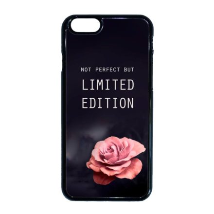 i am Not Perfect But Limited edition viragos rose rozsas iPhone 6 fehér tok