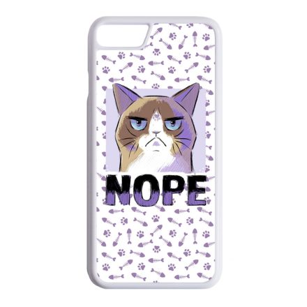 NOPE Cat Antisocial Antiszocialis Meno Trendi iPhone 6/6s tok