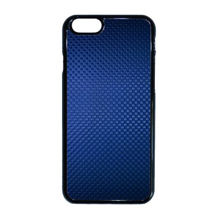 Gyönyörű kék karbon fiber mintás iPhone 6/6s tok