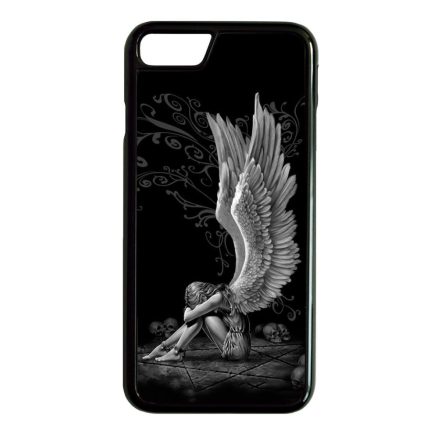 angyal angyalos fekete bukott iPhone 7 fekete tok