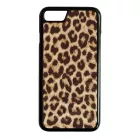 leopárd minta mintás iPhone 7 fekete tok