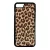 leopárd minta mintás iPhone 7 fekete tok