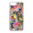 stickerbomb matricabomba iPhone 7 fekete tok