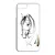 lovas iPhone 7 fehér tok