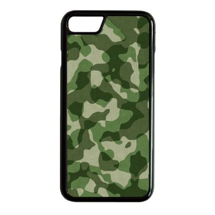 terepszin camouflage kamuflázs iPhone 7 fekete tok