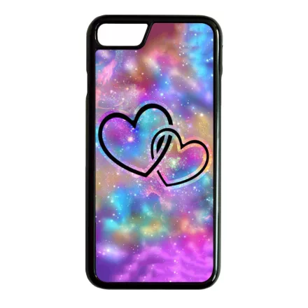 szerelem szerelmes szíves szivecskés hipster iPhone 7 fekete tok