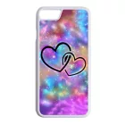 szerelem szerelmes szíves szivecskés hipster iPhone 7 fekete tok