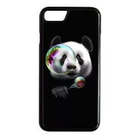 panda pandás iPhone 7 fekete tok