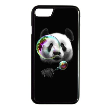 panda pandás iPhone 7 fekete tok