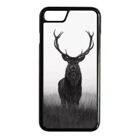 szarvas szarvasos agancs őszi fehér iPhone 7 fekete tok