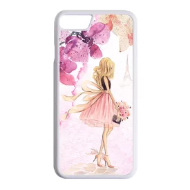 virágos fashion menyasszony párizs paris eiffel torony tavaszi iPhone 7/8 tok