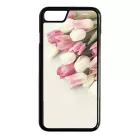 virágos tulipános tavaszi iPhone 7 fehér tok