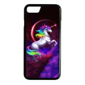 unicorn unikornis fantasy csajos iPhone 7 fekete tok