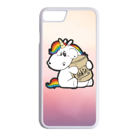 unicorn unikornis fantasy csajos iPhone 7 fehér tok