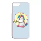 unicorn unikornis fantasy csajos iPhone 7 fehér tok