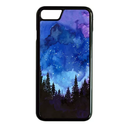 téli karácsonyi art iPhone 7 fekete tok