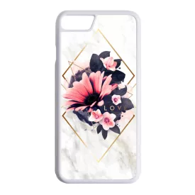 Marble Love marvany mintas viragos iPhone 7 fehér tok