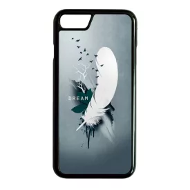 Dream - Álom - Feather, Tollas ajándék nőknek valentin napra iPhone 7 fekete tok