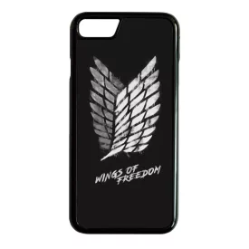 Wings of freedom Attack on titan aot iPhone 7 fekete tok