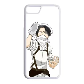 Levi Ackerman - Attack on Titan iPhone 7 fehér tok