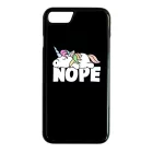 NOPE unikornis unicorn egyszarvú iPhone 7 fekete tok