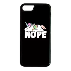 NOPE unikornis unicorn egyszarvú iPhone 7 fekete tok