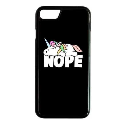NOPE unikornis unicorn egyszarvú iPhone 7 fekete tok