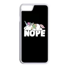 NOPE unikornis unicorn egyszarvú iPhone 7 fekete tok