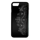 Elegant Matyó - Black magyar mintás hungarian folk iPhone 7 fekete tok