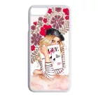 Matyó & Fashion Girl magyar mintás hungarian folk iPhone 7 fehér tok