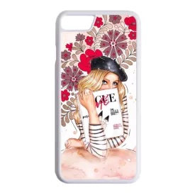 Matyó & Fashion Girl magyar mintás hungarian folk iPhone 7 fehér tok