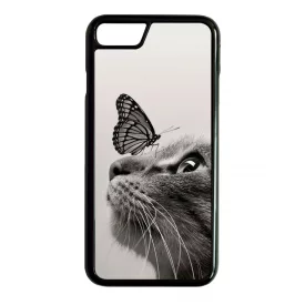 Cica és Pillangó - macskás iPhone 7/8 tok