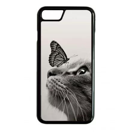 Cica és Pillangó - macskás iPhone 7/8 tok