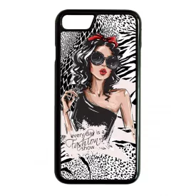 Fashion Show Girl Wild Beauty Animal Fashion Csajos Allat mintas iPhone 7/8 tok