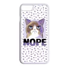 NOPE Cat Antisocial Antiszocialis Meno Trendi iPhone 7/8 tok