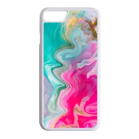 Pink gold Mixed Inks arany mintas marvanyos iPhone 7/8 tok